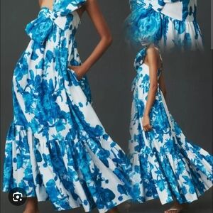 ISO...... For My Dauggters Wedding.   Anthropologie Blue and White Floral Dress